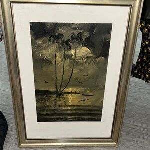 Framed signed oil Painting ‘58